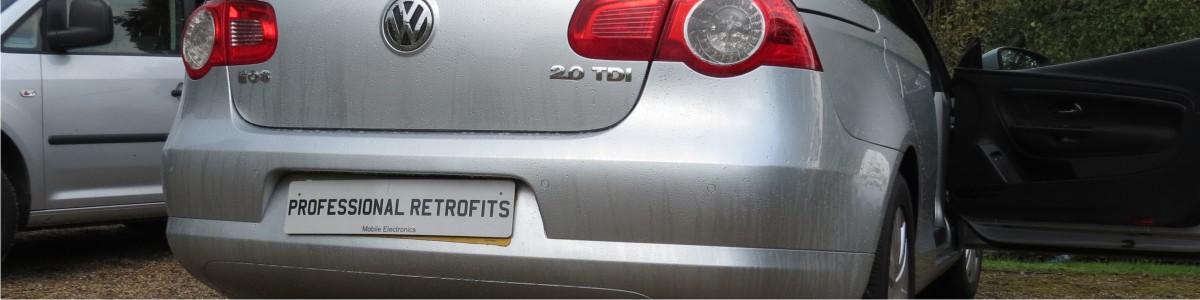 VW Eos z czujnikami Cobra Vodafone